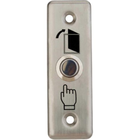 Bouton de sortie de porte en acier inoxydable - Installation facile - Interrupteur de contrôle d'accès (1/5)