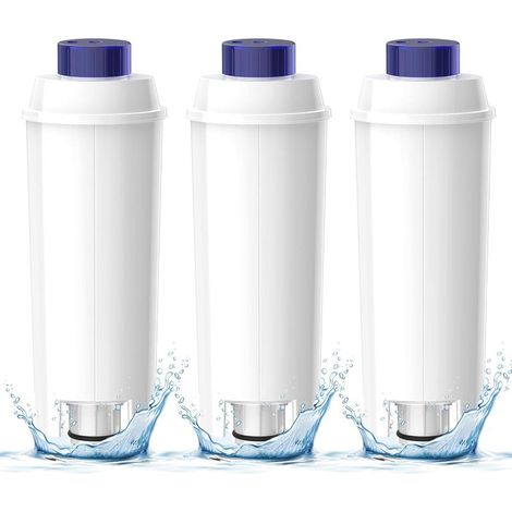 Wasserfilter für Delonghi Magnifica S Kaffeemaschinen, Delonghi Dinamica Filter und ECAM/ETAM/ESAM/BCO Serie, DLSC002 Filterkartusche, Wasserenthärtungsfilter (3 Stück) (1/5)