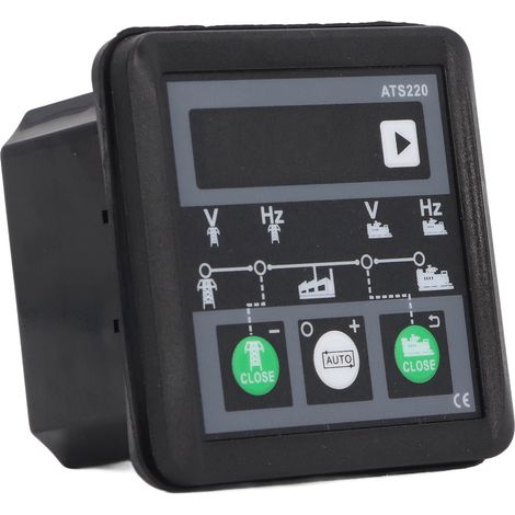 Automatischer Umschalter (ATS) mit dualer Stromversorgung, Schutzart IP54, wasserdicht, 30–300 V, für Generator und Stromnetz (1/5)