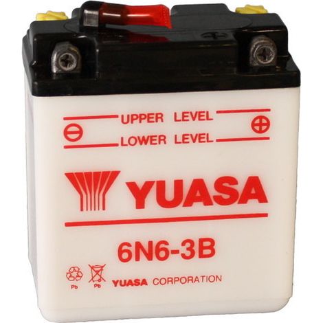 BATTERIA YUASA 6N6-3B 6V 6 Ah