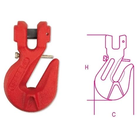 Gancio accorciatore a forcella  robur 8061f - 3150