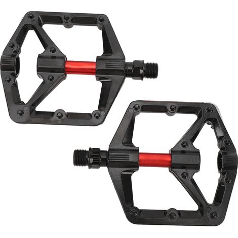 Pédales de vélo de route en alliage d'aluminium pour VTT avec réflecteur, roulements DU, antidérapantes, accessoires de cyclisme (1/5)