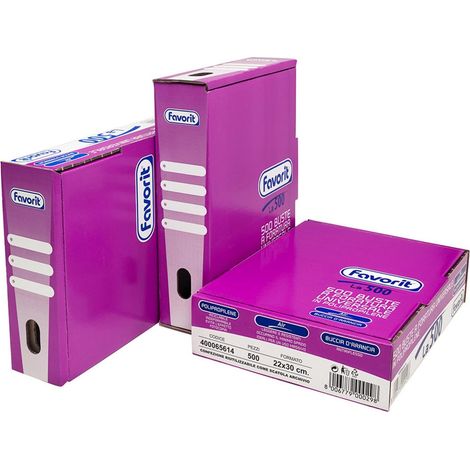 Favorit La500 protector de hojas 210 x 297 mm (A4) Polipropileno (PP) 500 pieza(s) (1/3)