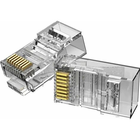 Connettore RJ45 Vention IDBR0-100 Argentato