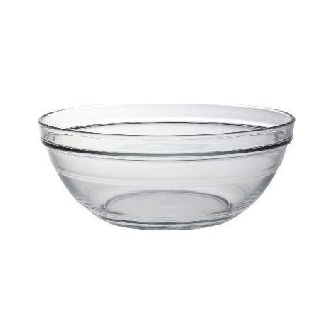 Bol para ensalada de vidrio templado Duralex gigogne, diámetro 205x80 mm (1/2)