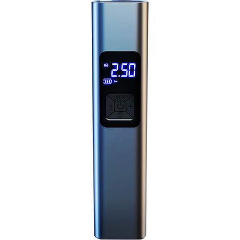 Compresseur Pneumatique - 12 V - 150 Psi - Affichage Numérique LCD - Fonction Aspirateur Intégrée - Pour Pneus Voiture Vélo Moto - 1 Pièce (1/5)