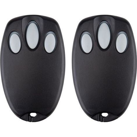 Lot de 2 émetteurs de porte de garage portatifs de remplacement pour Chamberlain Liftmaster Motorlift 94335E 84335E ML700 ML500 ML850 Merlin+ C945 C840 Security+ 433,92 MHz