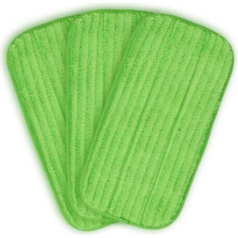3 Stück passend für Swiffer Sweeper wiederverwendbare Staubwischtücher, 12" Faserpads, Reinigungspads