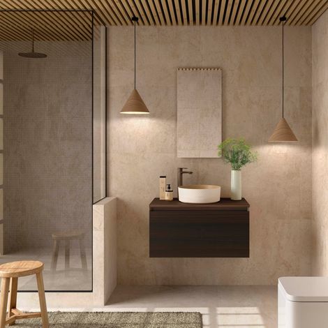Salgar Badezimmermöbel MARA 800 1 Schublade mit Soft-Close OZEANIEN-EUKALYPTUS 797 x 405 x 452 mm (1/3)