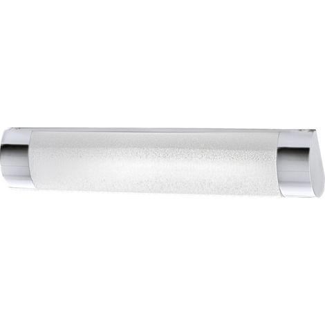 LED Badleuchte 1-flg. IP44 Kunstst-chrom, Modul 1x8W
