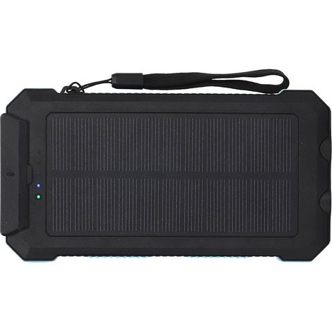 Batterie Solaire 20000mAh Charge Rapide 3.1A Double Port USB avec Boussole et Lampe LED, Chargeur de Téléphone Portable pour Extérieur, Étanche et Robuste (1/5)