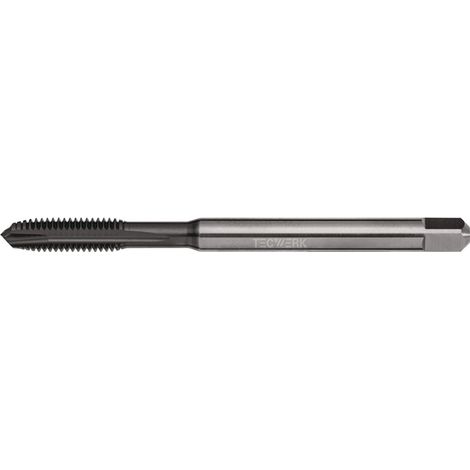 TECWERK Maschinengewindebohrer DIN 371B Univ.M6x1mm HSS-Co PM HARDLUBE DIN 371 2xD TW