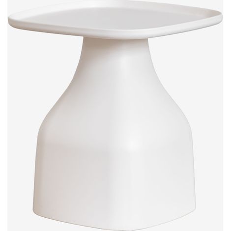 Mesa auxiliar para jardín cuadrada 50x50 cm en polipropileno Jubarri SKLUM