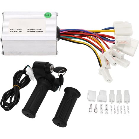 Contrôleur Moteur 24V 250W avec Poignée d'Accélérateur pour Vélo Électrique et Scooter (1/5)