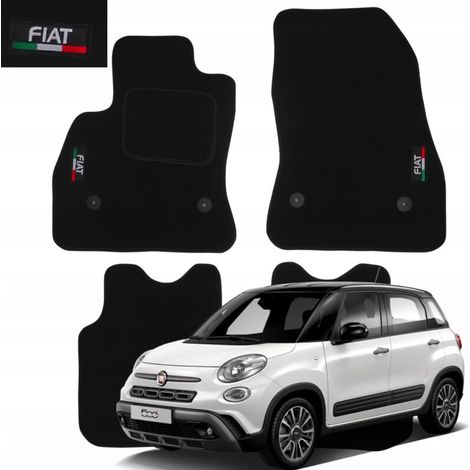 Tapis de sol en velours pour Fiat 500L à partir de 2012, essuie-glaces HAFT B