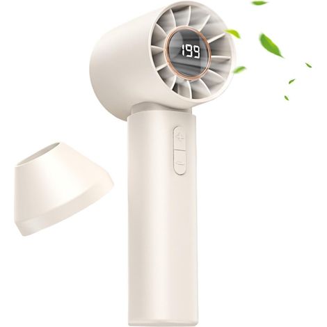 Ventilateur à main Souffleur d'air 5 vitesses écran numérique (1/5)