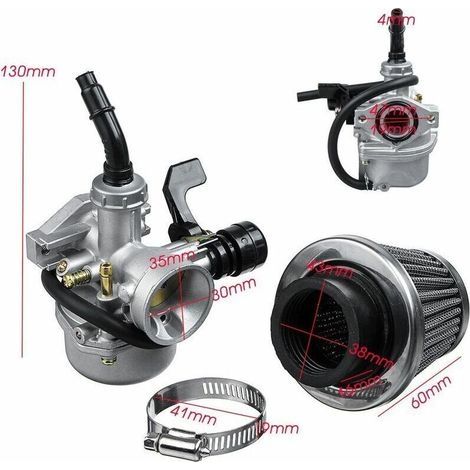 Vergaser Vergaser mit Luftfilter für Mini Motor Quad 50cc 70cc 90cc 110cc 125cc (1/3)