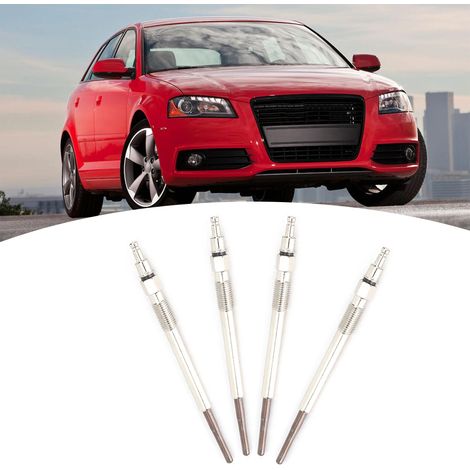 Lot de 4 bougies de préchauffage N10579802 compatibles avec Mitsubishi Grandis (1/4)
