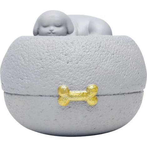 Urna funeraria in resina per cani - Urna funeraria per animali domestici fedeli  In onore degli amici fedeli  Ricordo commemorativo