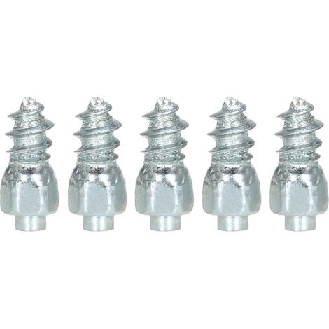 Packung mit 100 Antirutschspikes für Winterreifen (Schnee und Eis) mit 9 mm Länge für Autos und Motorräder. (1/5)