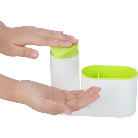 boîte de rangement multifonctionnelle pour savon et vaisselle sous l'évier (1/5)