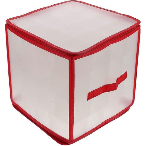 Boîtes à décorations, sacs de rangement pour décorations de Noël, organisateur de décorations pour sapin de Noël, boîte à boules de Noël, contenant pour décorations de fêtes (1/5)