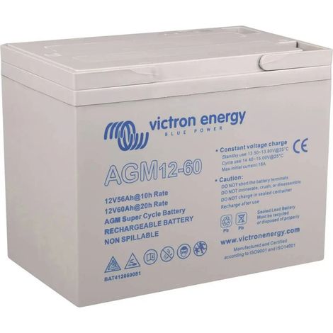 [GEBRAUCHT] B-Ware Victron Akku Batterie Solar Bleiakku Deep Cycle 60 Ah 12 V Solarakku Stromspeicher