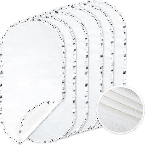 Lot de 6 alèses imperméables pour table à langer, antidérapantes et réutilisables, à placer sur le dos de bébé. (1/5)