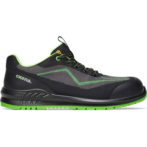 Chaussures de sécurité Exena Venom S1 PS FO SR ESD - 44 (EU) - Negro