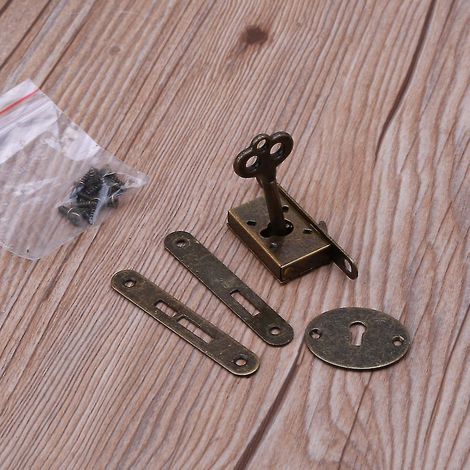Serrure à clé pour armoire, pour installation domestique et usage quotidien, pour un entretien pratique et le contrôle d'accès résidentiel.-AquaForge (1/2)