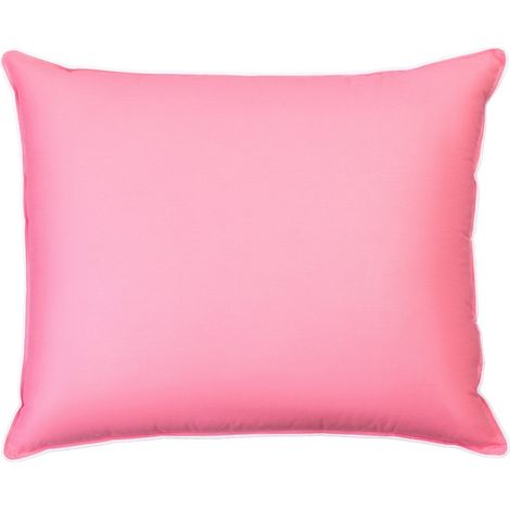 Oreiller de sommeil haut de gamme en duvet, 50 x 60 cm, rose - 70 % duvet pour la chambre (1/5)