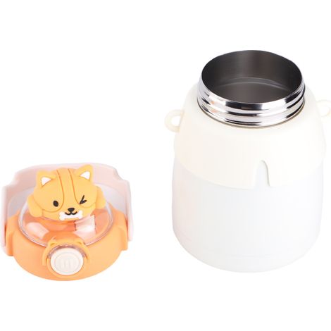 Strohhalmbecher, großes Fassungsvermögen, Edelstahl, schöner und stylischer Wasserbecher für Mädchen und Kinder, ideal für Reisen und Outdoor-Aktivitäten, 950 ml (1/5)