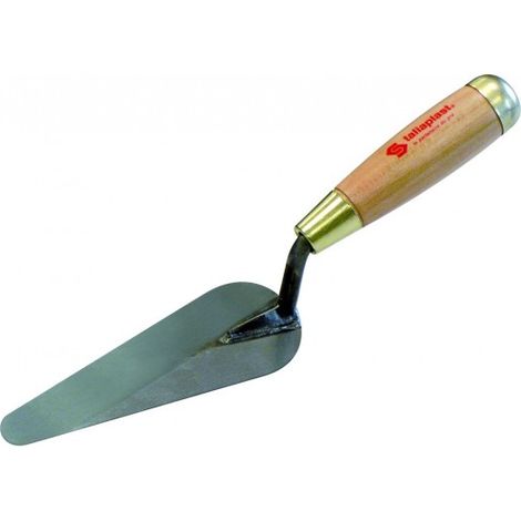 TRUELLE LANGUE DE CHAT SOUDEE 14CM MANCHE BOIS TALIAPLAST - 431001