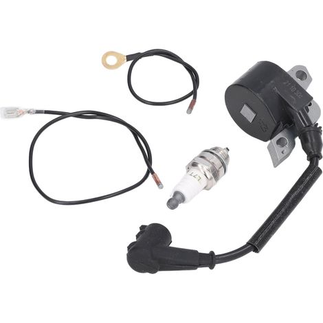 Bougie d'allumage et module bobine avec fil pour tronçonneuse STIHL 046 MS460 066 MS660 MS650 (1/5)