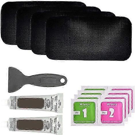 Kit de réparation pour trampoline, patch de réparation rectangulaire, outils de réparation PA (1/5)