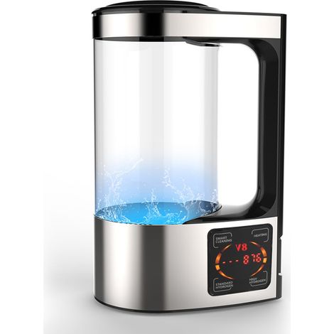Machine à eau enrichie en hydrogène 2L, purificateur d'eau V8, carafe santé, bouilloire à eau enrichie en hydrogène, machine à eau enrichie en hydrogène, norme européenne 110-220V (1/5)