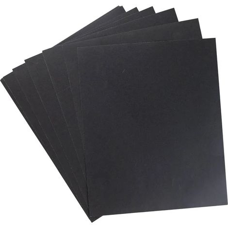 Carta abrasiva Jbm gr 280 10 unità nero resistente