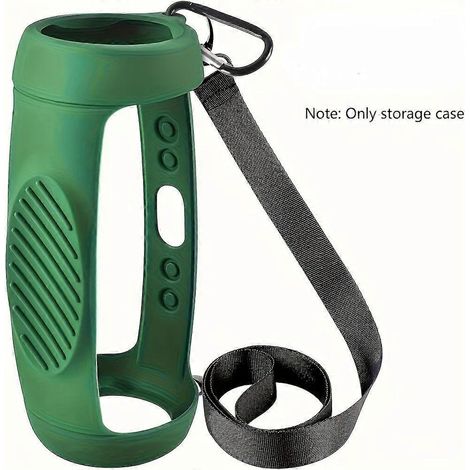 Étui de protection en silicone pour enceinte portable Charge 5 avec bandoulière, accessoire de voyage ultra-résistant aux chocs (1/5)