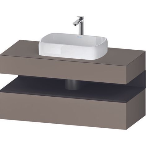Duravit Collection One Konsolenwaschtischunterbau, 1 Auszug, 1 (1/2)
