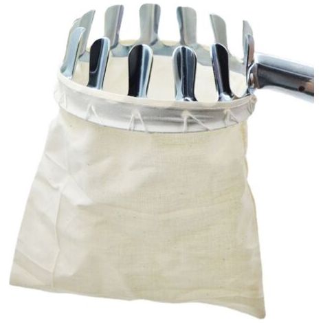 Cueille-fruit métallique portable – Pour verger et jardin – Haute portée (1/3)