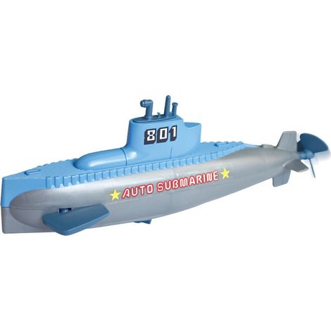 Sous-marin mécanique pour enfants - Jouet de bain ludique pour piscine et salle de bain (1/5)