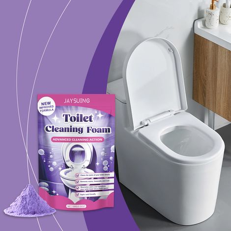 Toilet cleaner powder for bathroom, removing stains and odors, household aromatic toilet cleaner powder -- 100g (1/5)