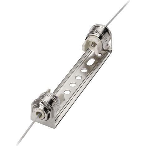 VIMAR - 02390 Douille cylindrique en acier pour lampe halogène 6A/250V
