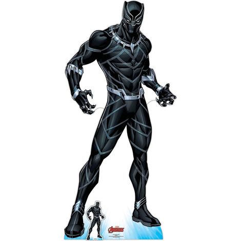 Figurine en carton  Black Panther Wakanda Comics avengers Disney H 184 CM (1/5)