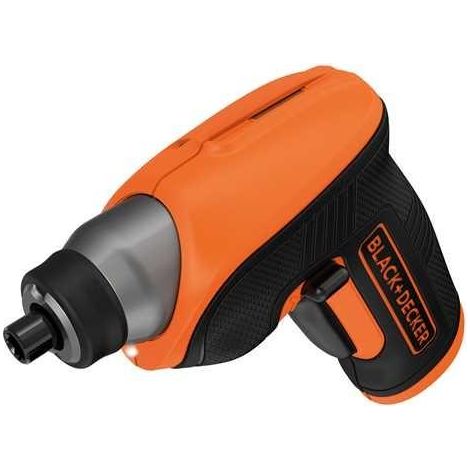 Destornillador de ángulo inalámbrico de 3,6 V BLACK+DECKER CS3652LC-QW 180 rpm naranja