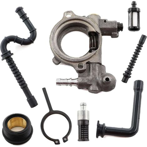 Oil Pump Endless Gear Kit For STIHL MS260 MS260C MS240 024 AV Series Chainsaw Replaces 1121 007 1043 Chainsaw with Gas Fuel Hose