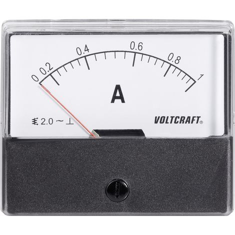 VOLTCRAFT AM-70X60/1A AM-70X60/1A Einbau-Messgerät AM-70X60/1A 1 A Dreheisen