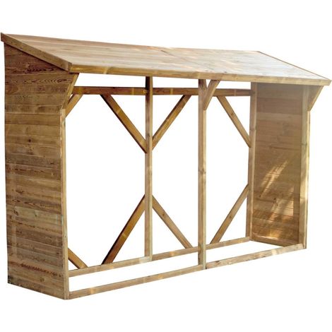 ABRI BUCHES BOIS XL 319,5X100X213CM