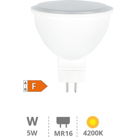 Dichroitische LED-Lampe 5W MR16 4200K 12V (1/2)
