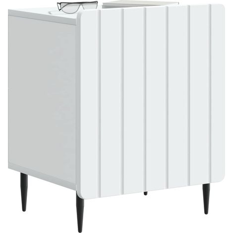 Maison Exclusive - Nachttisch 2 pcs Weiß 43 x 34,5 x 52 cm Holzwe